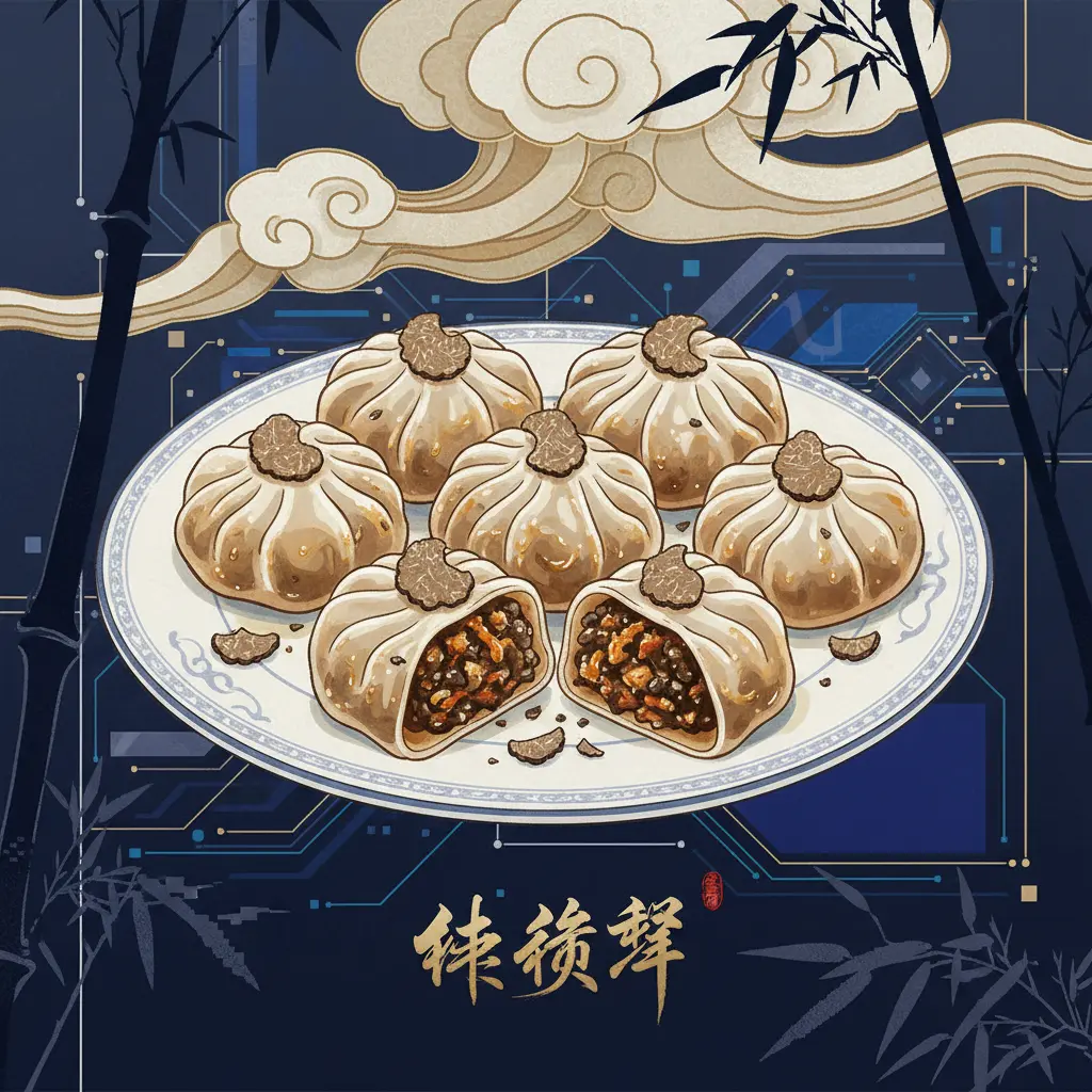 陳師傅 - 黑松露鳳眼餃