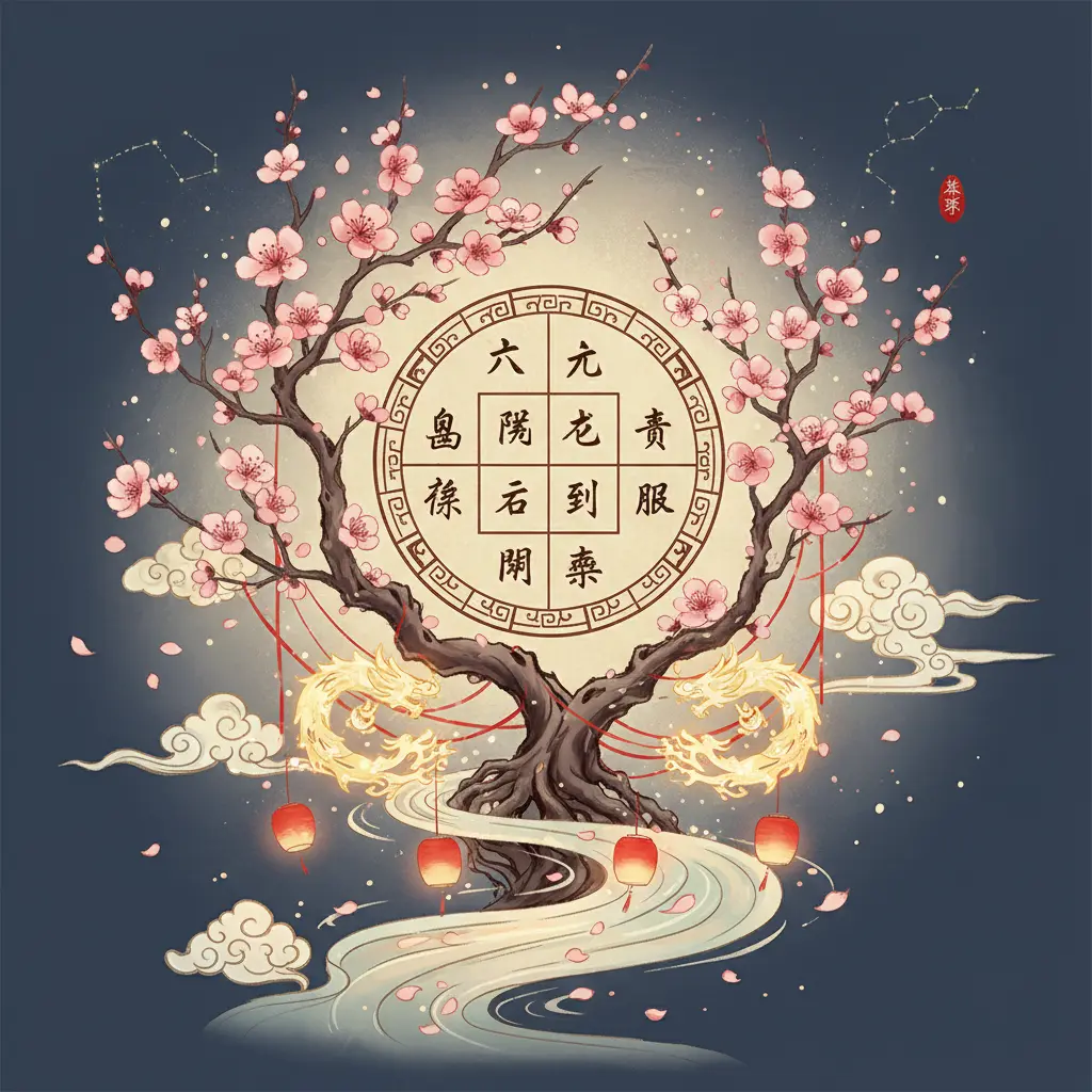 八字命盤 - 姻緣桃花