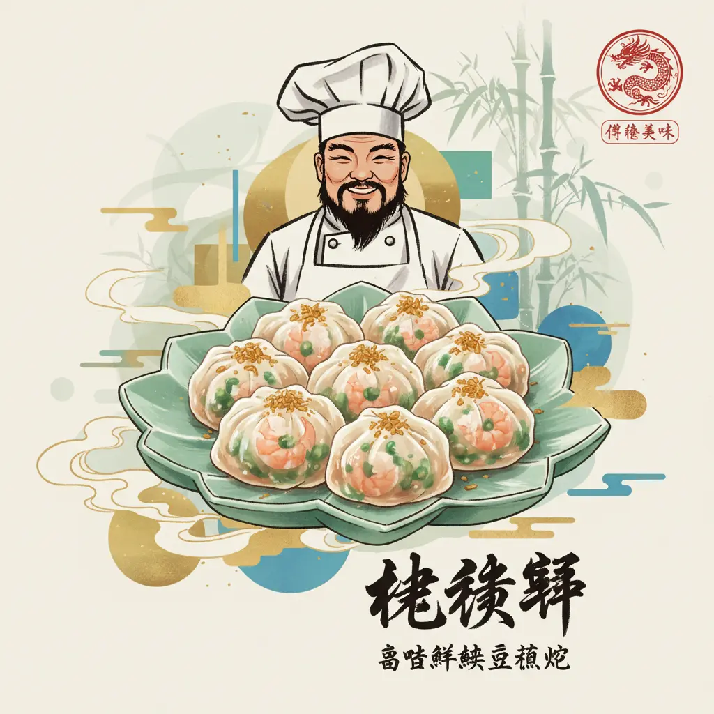 陳師傅 - 瑤柱鮮蝦豆苗餃