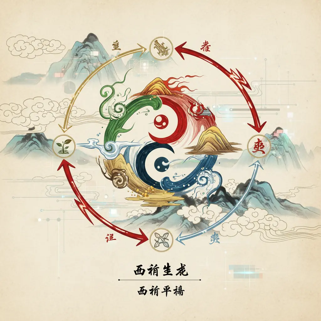 五行平衡 - 五行生剋