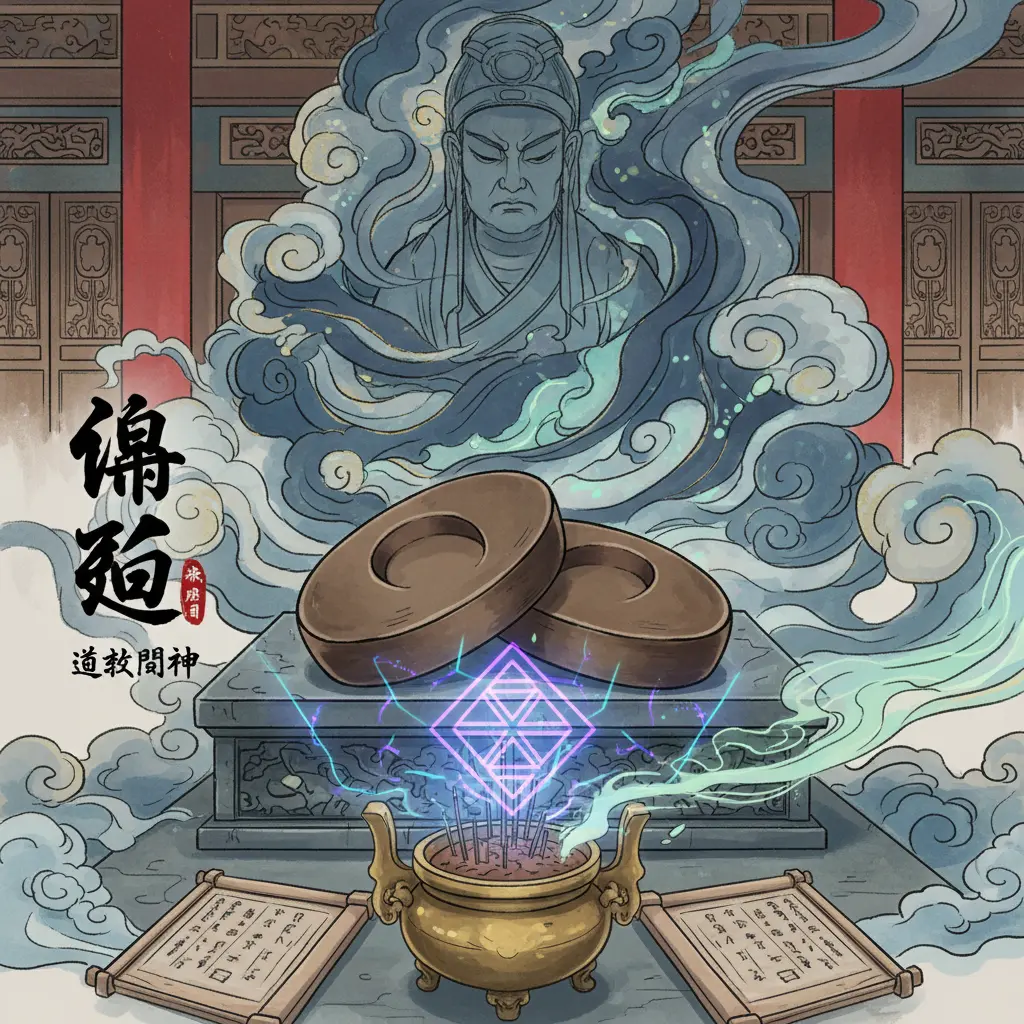 道教問神 - 陰筊