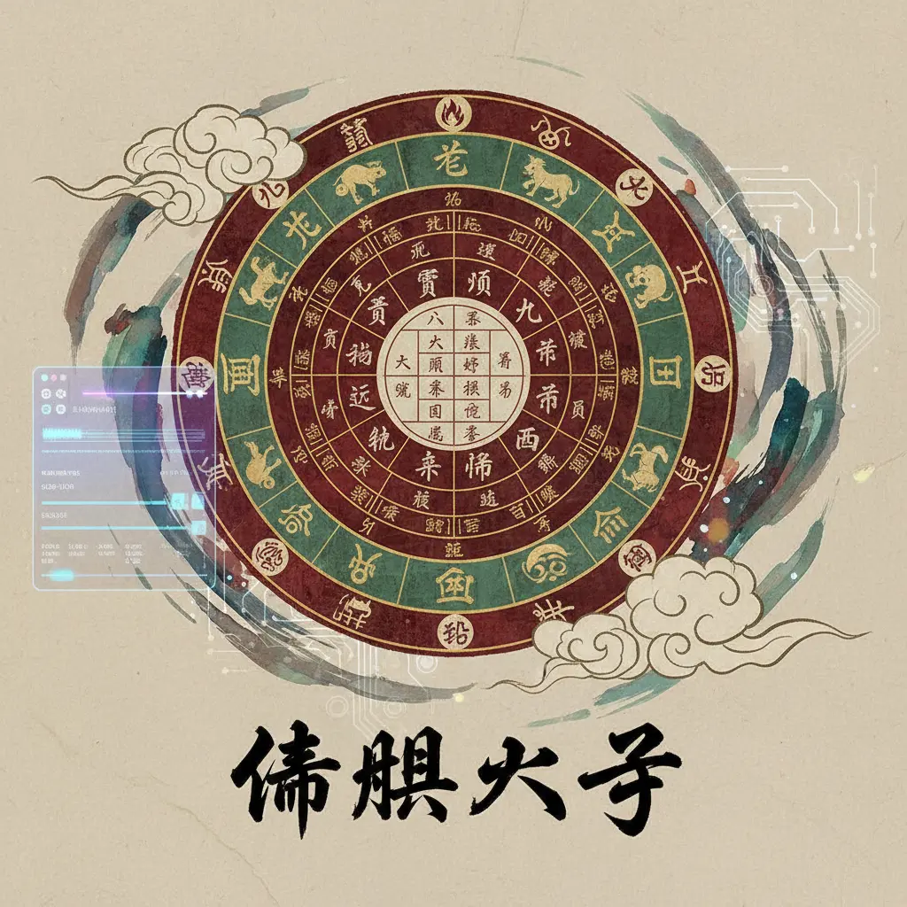 命盤八字 - 八字命盤