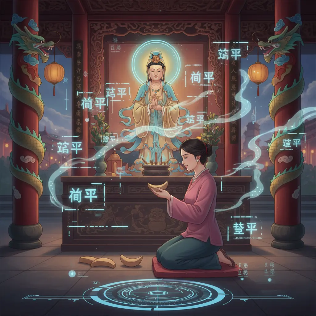 道教問神 - 擲筊