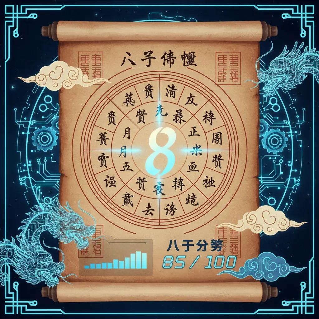 八字分數 - 八字命盤