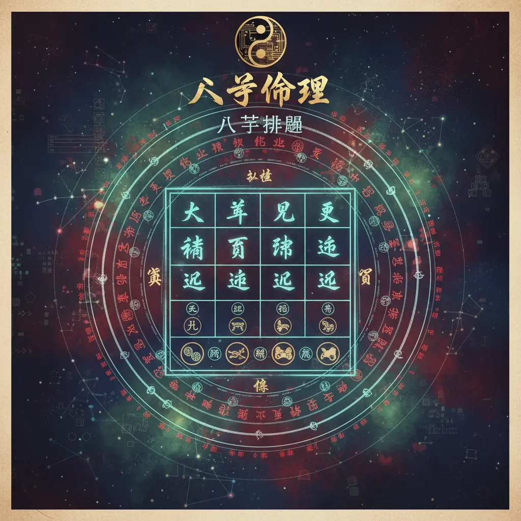 八字命理 - 八字排盤