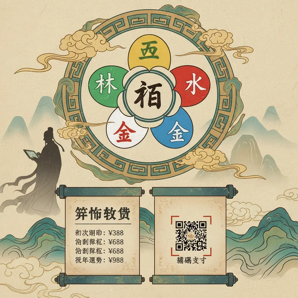 算命收費 - 五行