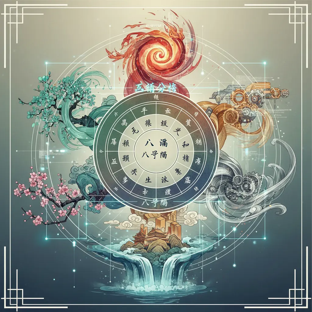 八字盤 - 五行分析