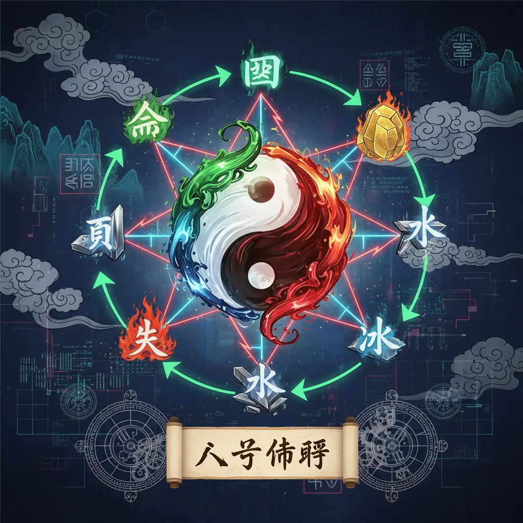 八字命評 - 五行生剋