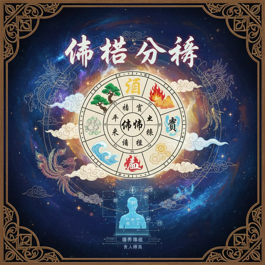 命格分析 - 八字命盤