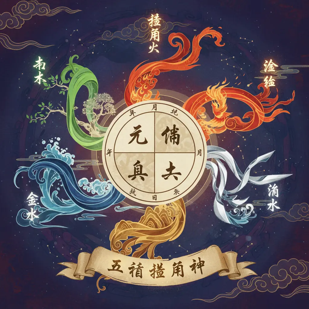 八字命盤 - 五行喜用神